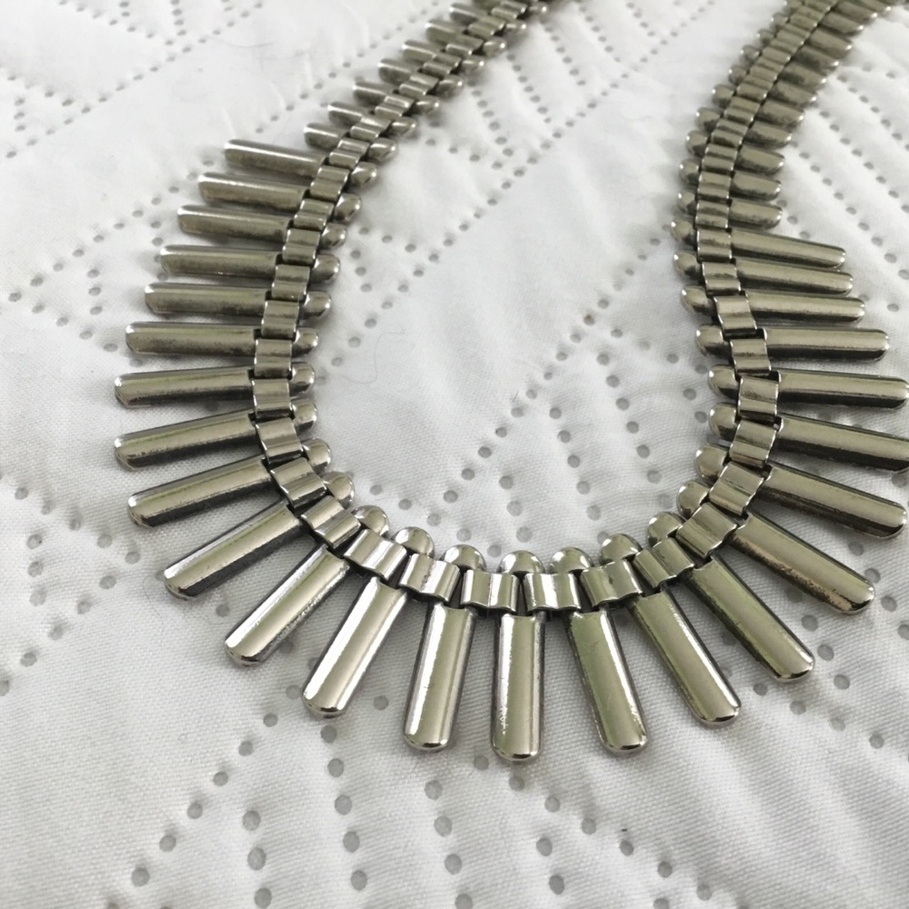 Cleopatra Fringe Bib Statement Necklace - Picture 6 of 9